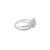 10K White Gold Diamond Ladies Engagement Ring Set 1.00ctw