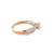 10K Yellow Gold Diamond Engagement Ring Set 0.50ctw