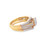 14K Yellow Gold Diamond Engagement Ring Set 0.63ctw