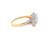 14K Yellow Gold Diamond  Ladies Engagement Ring 1.00ctw