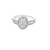 10K White Gold Diamond Ladies Engagement Ring 1.00ctw