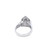 10K White Gold Baguette Diamond Ladies Engagement Ring 1.00ctw