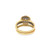 10K Yellow Gold Diamond Round Ladies Engagement Ring Set 1.00ctw