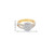 10K Yellow Gold Diamond Square Ladies Engagement Ring Set 1.00ct