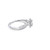 14K White Gold Baguette Diamond Ladies Engagement Ring Set 0.75ctw