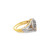 10K Yellow Gold Diamond Ladies Ring Set 1.00ctw