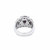 14K White Gold Baguette Diamond Ladies Engagement Ring 2.75ctw