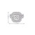 10K White Gold Diamond Ladies Engagement Ring 1.50ctw