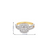 10K Yellow Gold Diamond Ladies Square Engagement Ring Set 1.00ctw