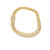 10K Yellow Gold Diamond Cuban Bracelet 4.85ct