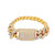 10K Yellow Gold Diamond Cuban Bracelet 20.19ct