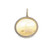 10K Yellow Gold Diamond Circle Picture Charm 1.10ct