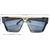Louis Vuitton Black and Gold Diamond Evidence Square Sunglasses 3.85ct