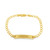 10K Yellow Gold Cuban Link Baby Bracelet with Free Engraving 6"  6mm