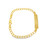 10K Yellow Gold Cuban Link Baby Bracelet with Free Engraving 6"  6mm