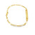 10K Yellow Gold Cuban Link Baby Bracelet with Free Engraving 6"  4.5mm