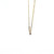 10kt Yellow Gold Diamond bar Charm 0.10ct with Chain