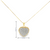 10kt Yellow Gold Diamond Heart Charm 0.20ct with Chain