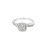 10K White Gold Diamond Engagement Ring  0.25ctw