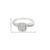 10K White Gold Diamond Engagement Ring  0.25ctw