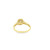 10K Yellow Gold Baguette Diamond Engagement Ring 0.25ctw
