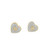 10K Yellow Gold Diamond Heart Earrings 0.33ctw