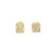 10K Yellow Gold Baguette Diamond Earrings 0.33ctw