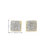 10K Yellow Gold  Micro Pave Diamond Earrings 1.00ctw