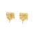 10K Yellow Gold Micro Pave Diamond Earrings 1.00ctw