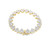 10K  Yellow Gold Baguette Diamond Heart Bracelet 3.71ct