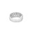 10K  White Gold Baguette Diamond Men Band Ring 1.40ct