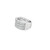 10K  White Gold Baguette Diamond Men Band Ring 1.70ct