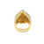 10K Yellow Gold Diamond Men's Ring 5.53ct