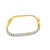 10K Yellow Gold Diamond LOVE Ladies Bracelet 