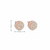  10KT Rose Gold 0.25CT Diamond Circle Earring