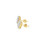 10K Yellow Gold Diamond Earrings 0.62ctw