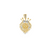 10K Yellow Gold 3D Lion Crown Head Diamond Pendant