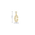 10K Yellow Gold NK Fashion Initial C Diamond Pendant 1/2ctw 