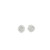 10K White Gold Diamond Baguette Earring 0.38ct