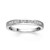 14K White Gold 0.40 Ct Women's Anniversary Channel Setting Band