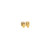 14KY Yellow Gold Square Diamond Earrings 0.20ct