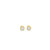 10K Yellow Gold Diamond Baguette Earrings 0.23ct