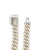 Two-Tone  Cuban Link Bracelet | 14MM | 925 Sterling Silver | Rose & White Variants