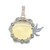 10KT Diamond Two-Tone Picture pendant