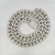 All-White Silver Moissanite Cuban Chain – 18MM | 22"