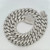  Silver Moissanite All-White Cuban Chain – 20MM | 22"