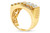 Men's 10K Yellow Gold Prong Set 3.00ct Diamond Ring