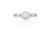 14K Yellow Gold Round Ladies Diamond Ring 0.38Ctw