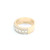  Men's 10K Yellow Gold 3.35ct Diamond Band Ring 