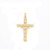 10K Yellow Gold Cross with 3.00ct Diamonds